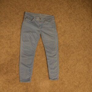 Seven For All Mankind Jeans Cropped Color Denim Pant
